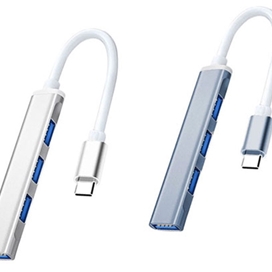 هاب چهار پورت تایپ سی کوتسی Coteetci 4in1 4 port usb2.0*3 usb3.0*1 HUB 83005-GY