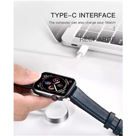 کابل شارژ سریع اپل واچ دوکاره کوتتسی Coteetci IWatch Charger PD Fast Charging Cable 26002