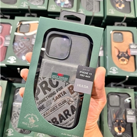 قاب چرمی جاکارتی برند پولو مناسب برای iPhone 15 Pro Max مدل Santa Barbara Polo Hulda