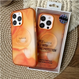 قاب Mutural Ink Series With Magsafe نارنجی مناسب برای Apple iPhone 14 Pro