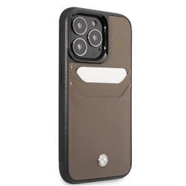 قاب BMW مدل GENUINE LEATHER WITH CARDSOLT مناسب برای گوشی موبایل اپل Apple iPhone 14 Pro Max