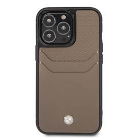 قاب BMW مدل GENUINE LEATHER WITH CARDSOLT مناسب برای گوشی موبایل اپل Apple iPhone 14 Pro Max
