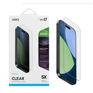 گلس آیفون 17 پرو برند یونیک مدل UNIQ Optix Covex Clear مناسب برای Apple iPhone 17 Pro Max