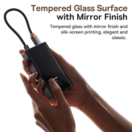 هاب تایپ سی 6 پورت بیسوس Baseus Focus Series 6 Port Type-C Hub Adapter WKYY030213