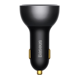 شارژر فندکی 140 وات بیسوس با کابل Baseus Digital Display fast car charger 140W CGZX070001