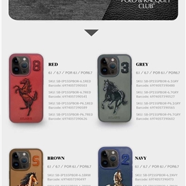 کاور سانتا باربارا پولو مدل BORIS مناسب برای گوشی موبایل اپل آیفون 15 پرو