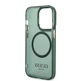 کاور گس GUESS مدل TRANSLUCENT GOLD OUTLINE مناسب برای گوشی موبایل اپل Apple iPhone 14 Pro Max