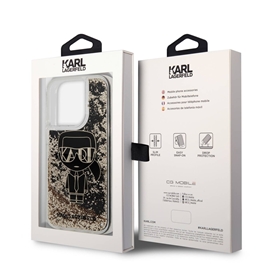 کاور کارل لاگرفلد مدل LIQUID GILTTER GATSBY مناسب برای گوشی موبایل اپل Apple iPhone 14 Pro Max