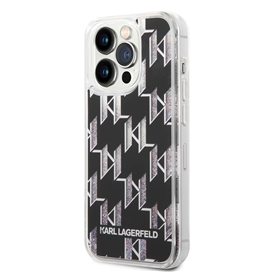 کاور کارل لاگرفلد مدل GLITTER MONOGRAM PATTERN مناسب برای گوشی موبایل اپل Apple iPhone 14 Pro Max