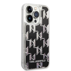 کاور کارل لاگرفلد مدل GLITTER MONOGRAM PATTERN مناسب برای گوشی موبایل اپل Apple iPhone 14 Pro Max