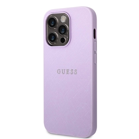 کاور GUESS مدل LEATHER SUFFIANO مناسب برای گوشی موبایل اپل Apple iPhone 14 Pro Max
