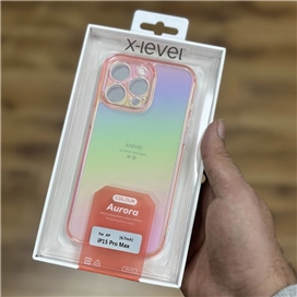 قاب X-Level Aurora پشت شفاف ایکس لول مناسب برای Apple iPhone 15 Pro Max