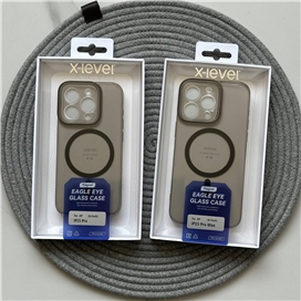 قاب برند ایکس لول مدل X-Level Eagle Eye Glass  پشت مات دور نرم مناسب برای Apple iPhone 15 Pro