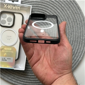 قاب برند ایکس لول X-Level Ice Crystal  پشت تلق دور نرم مناسب برای Apple iPhone 13 Pro Max