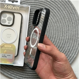 قاب برند ایکس لول X-Level Ice Crystal  پشت تلق دور نرم مناسب برای Apple iPhone 13 Pro Max
