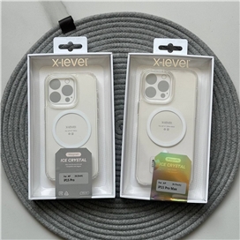 قاب برند ایکس لول مدل X-Level Ice Crystal پشت تلق دور نرم مناسب برای Apple iPhone 14 Pro Max