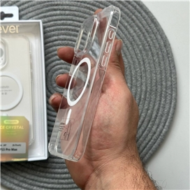 قاب برند ایکس لول مدل X-Level Ice Crystal  پشت تلق دور نرم مناسب برای Apple iPhone 15 Pro