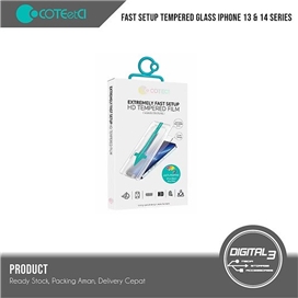 گلس تمام صفحه تمام چسب کوتتسی Apple iPhone 14 Pro Max Coteetci HD 35009