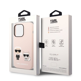 کاور کارل لاگرفلد مدل SILICONE MAGSAFE KARL & CHOUPETTE مناسب برای گوشی موبایل اپل Apple iPhone 14 Pro