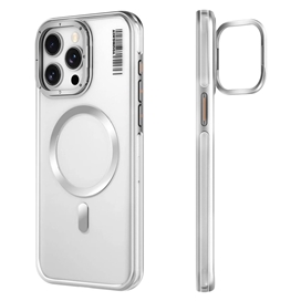 قاب YOUNGKIT یانگکیت Apple iPhone 15 Pro Max Crystal Grid Non Yellowing Magsafe Stand Series