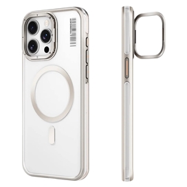 قاب YOUNGKIT یانگکیت Apple iPhone 15 Pro Max Crystal Grid Non Yellowing Magsafe Stand Series