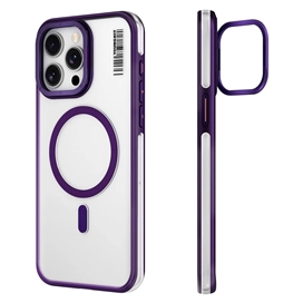 قاب YOUNGKIT یانگکیت Apple iPhone 15 Pro Max Crystal Grid Non Yellowing Magsafe Stand Series