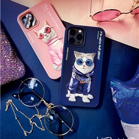 کاور NIMMY مدل GLASSES CAT مناسب برای گوشی موبایل اپل Apple iPhone 13 Pro Max