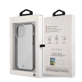 قاب گوشی BMW مدل PC/TPU TRANSPARENT WITH EDGES مناسب برای ایفون 13 پرومکس
