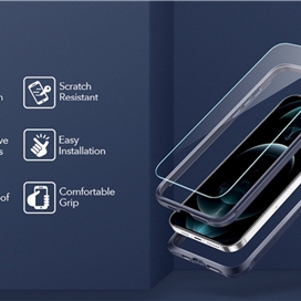 قاب و گلس 360 درجه ESR برای آیفون 12پرو مکس ESR iPhone 12 Pro Max Alliance Case and Screen Protector Set