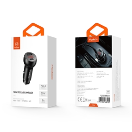 شارژر فندکی مک دودو Mcdodo CC-6810 QC3.0 PD3.0 Car Charger توان 30 وات