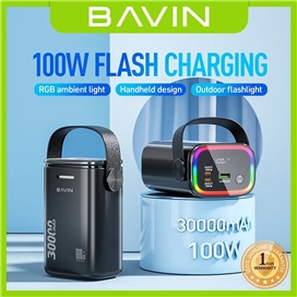 پاوربانک 30000 باوین Bavin PC1022S توان 100 وات