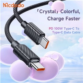 کابل شارژ دو سر تایپ سی 100 وات 2 متر مک دودو Mcdodo Type-C to Type-C PD Data Cable CA-3673