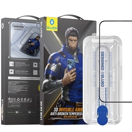 گلس فول BLUEO 3D Invisible Airbag Anti Broken Tempered مناسب برای Apple iPhone 14 Pro Max