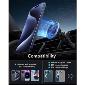 پایه نگهدارنده موبایل داخل خودرو Magnetic Car Phone Mount (HaloLock)