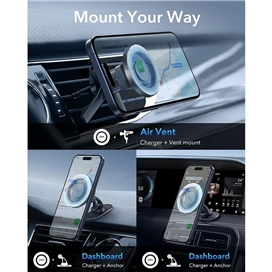 پایه نگهدارنده موبایل داخل خودرو Magnetic Car Phone Mount (HaloLock)