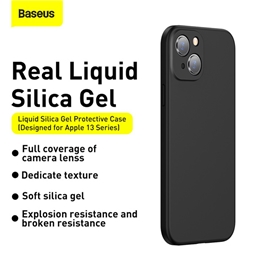 قاب سیلیکونی بیسوس Baseus  مدل Liquid Silica Gel مناسب برای آیفون 13 Apple iPhone