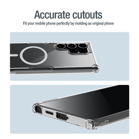 قاب محافظ مگنتی نیلکین سامسونگ Samsung Galaxy S24 Ultra Nillkin Nature TPU Pro Magnetic Case