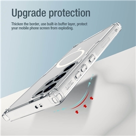 قاب محافظ مگنتی نیلکین سامسونگ Samsung Galaxy S24 Ultra Nillkin Nature TPU Pro Magnetic Case