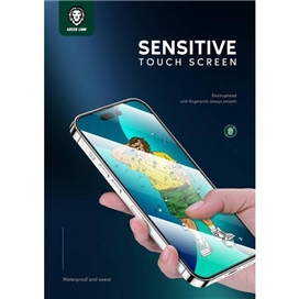 گلس دور سلیکیونی گرین لاین آیفون Green Lion 3D Silicone Plus High Definition مناسب برای Apple iPhone 14