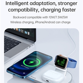 شارژر وایرلس سه کاره مک دودو مدل Mcdodo CH-7060 CH-7061