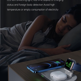 شارژر وایرلس سه کاره مک دودو مدل Mcdodo CH-7060 CH-7061