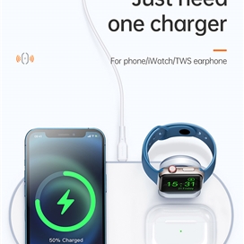 شارژر وایرلس سه کاره مک دودو مدل Mcdodo CH-7060 CH-7061