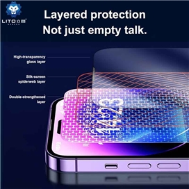 گلس ضد گرد و غبار و باکتری لیتو مناسب برای گوشی آیفون 11 پرو مکس LITO D+ ANTI-DUST ANTI-BACTERIA