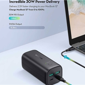 شارژر همراه راوپاور مدل RP-PB208 ظرفیت 20000 میلی آمپر ساعت 50 واتی
