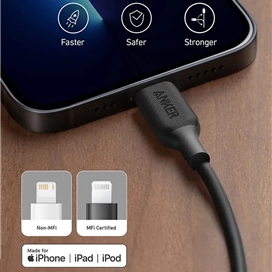 کابل تایپ سی به لایتنینگ نسل پنجم انکر  Anker 541 USB-C to Lightning Cable (180 cm)