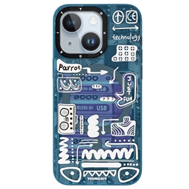 قاب مگ سیف برند یانگ کیت مدل YOUNGKIT Dark Matter Magsafe مناسب برای iPhone 15