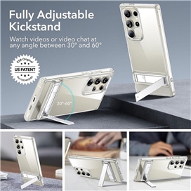 قاب استند دار گلکسی اس 24 الترا ESR Kickstand clear case Samsung Galaxy S24 Ultra