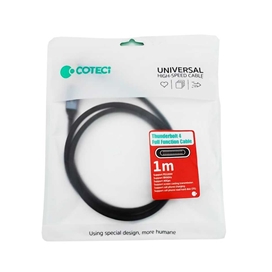 کابل دو سر تایپ سی تاندربوات کوتسی COTECI Thunderbolt 4 87304