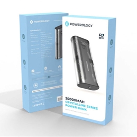 پاوربانک 65 وات 20000 پاورولوژی Powerology Crystalline Series Power Bank