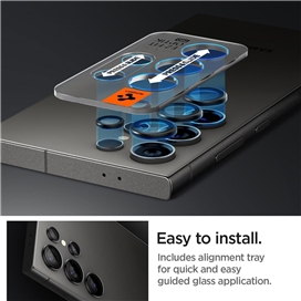 محافظ لنز دوربین اسپیگن مدل Optik Pro EZ Fit برای Galaxy S24 Ultra